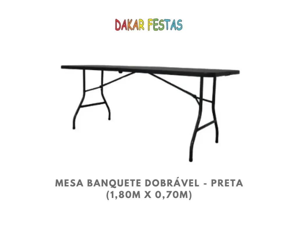 Mesa banquete dobrabel preta alugar belo horizonte dakar festas